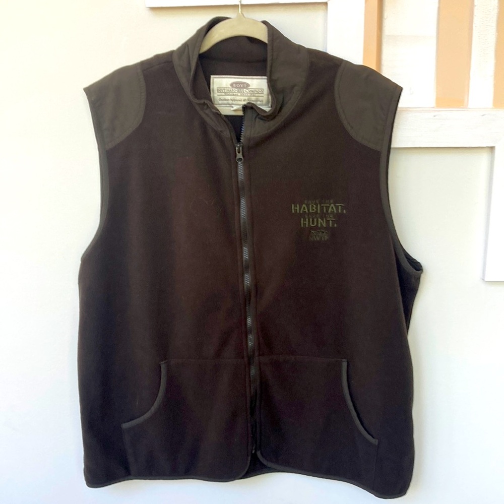 Dark green Habitat Hunt Vest wild Turkey federation NWTF by Boyt Harness Co XL